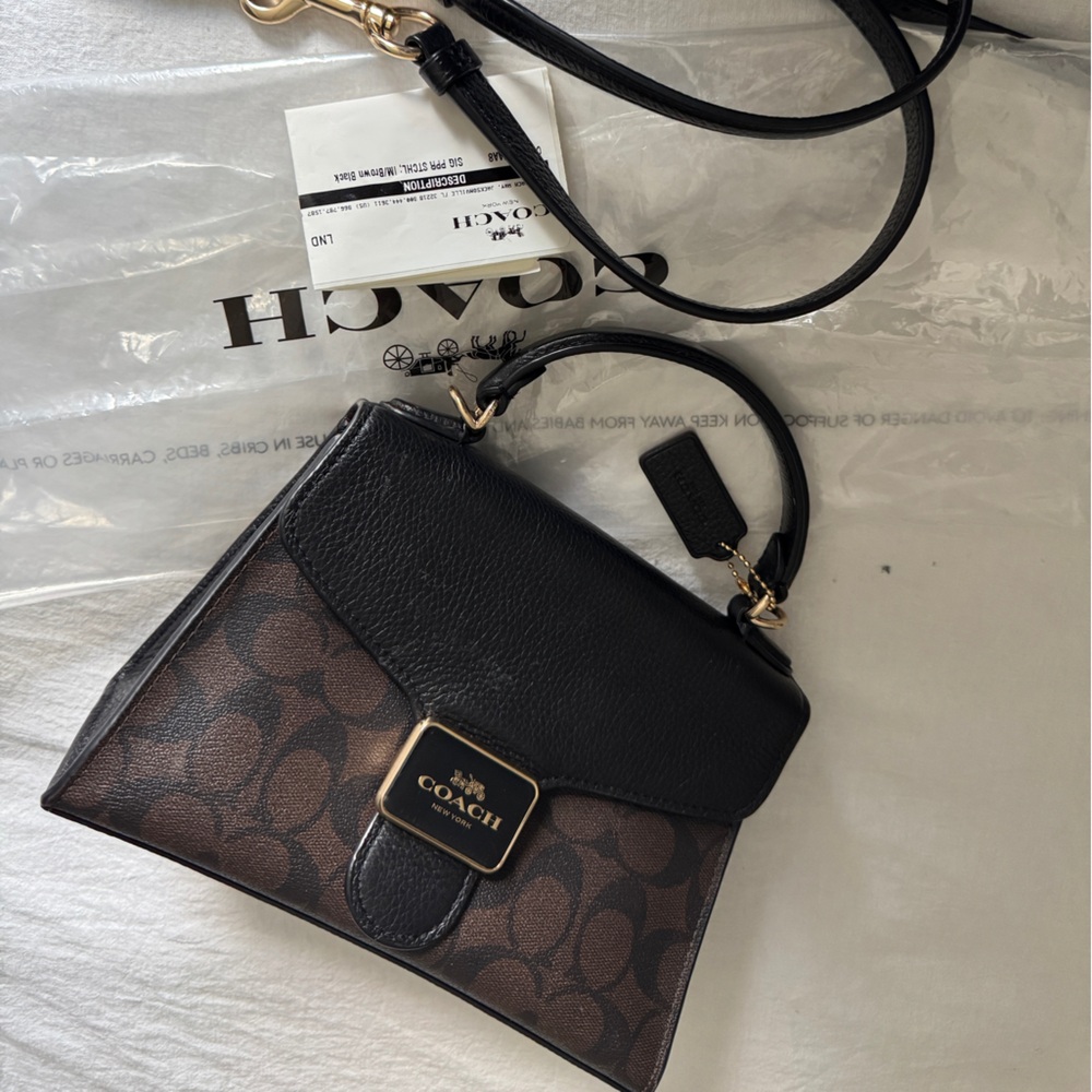 Coach Pepper Satchel In Signature Canvas